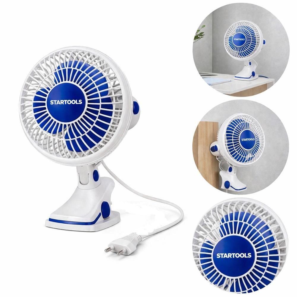 Ventilador De Mesa Portátil 25W 2 Velocidades Silencioso Uso Doméstico 110V