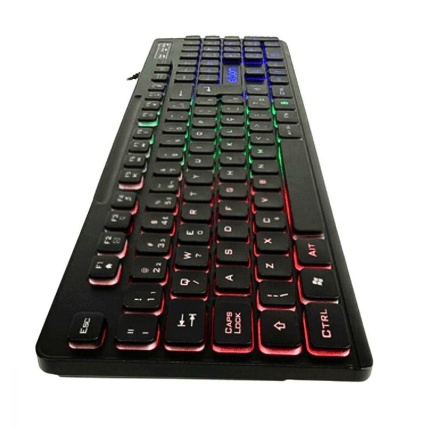 Teclado Gamer Multimídia Exbom Bk-155c Para Pc Semimecânico Com Led Rgb Abnt2 - imagem 4