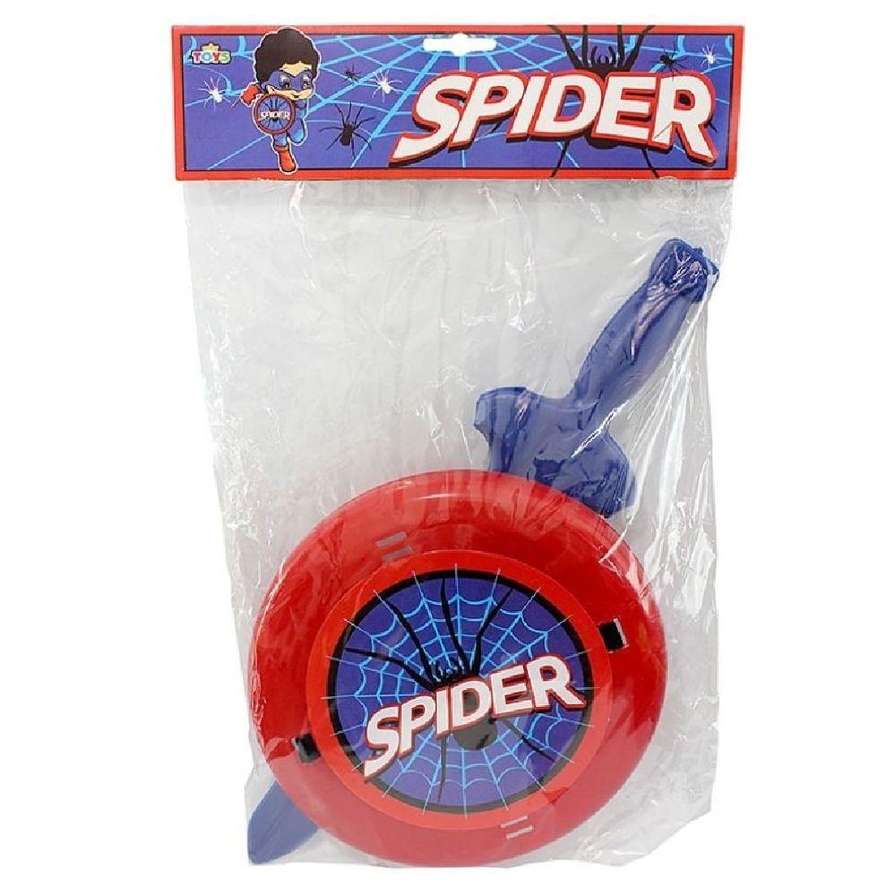 Escudo Infantil 0465 Spider Plástico Leve Para Estimular Imaginação Das Crianças Mini Toys