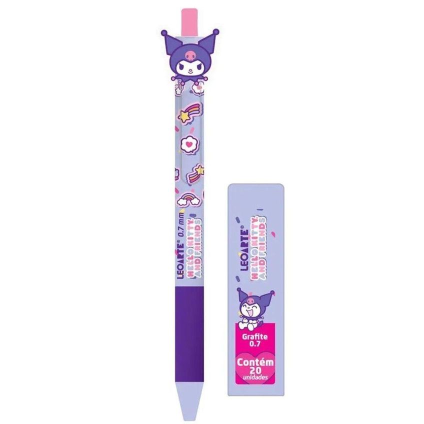 Lapiseira 0.7mm Leo & Leo Hello Kitty E Amigos Com Caixa Com 20 Grafites - imagem 4