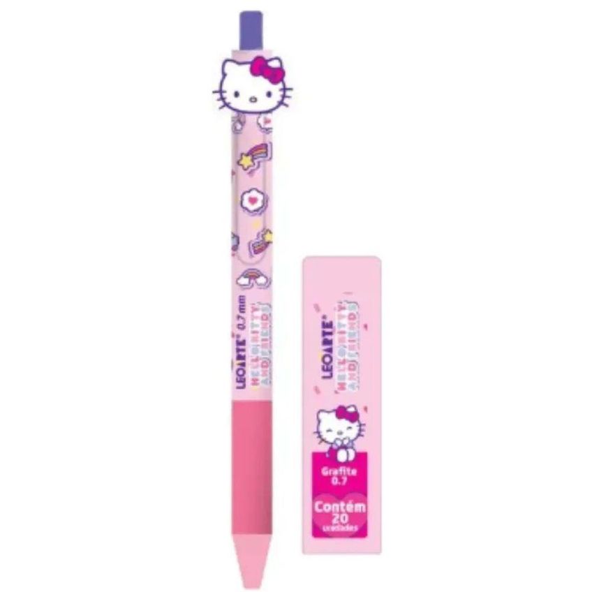 Lapiseira 0.7mm Leo & Leo Hello Kitty E Amigos Com Caixa Com 20 Grafites - imagem 5