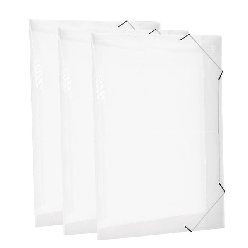 Pasta Aba Elástica Dac Sem Lombo Polipropileno A3 520mm X 365mm 1 Unidade Transparente - imagem 2
