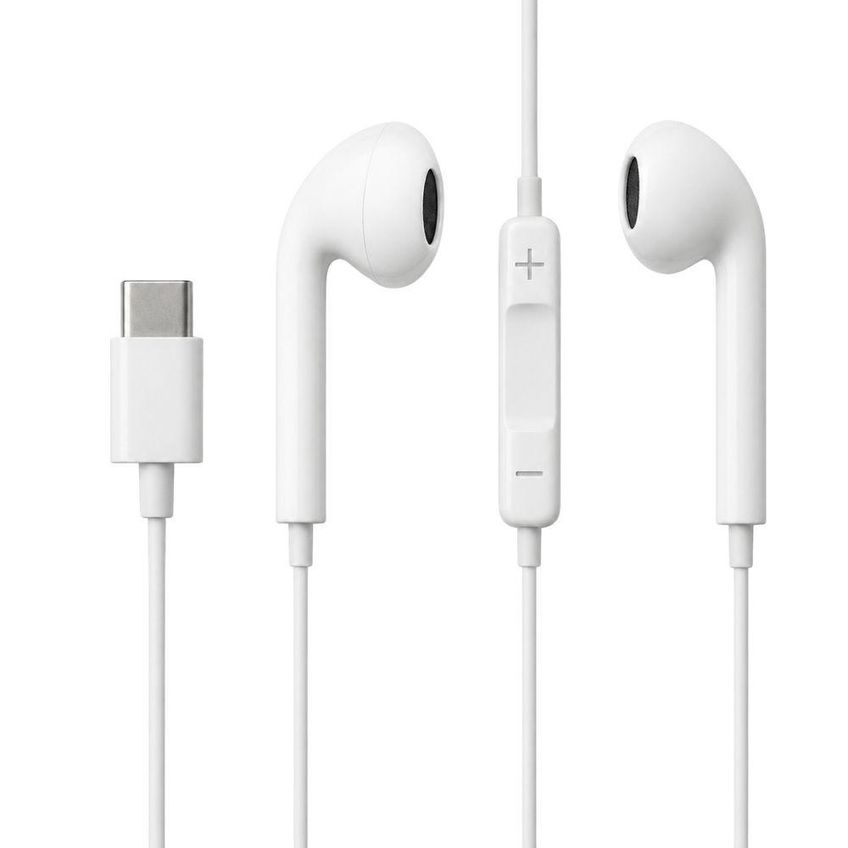 Fone De Ouvido Usb-c Mdm Classic Para Estudo Conexão Direta Branco - imagem 3