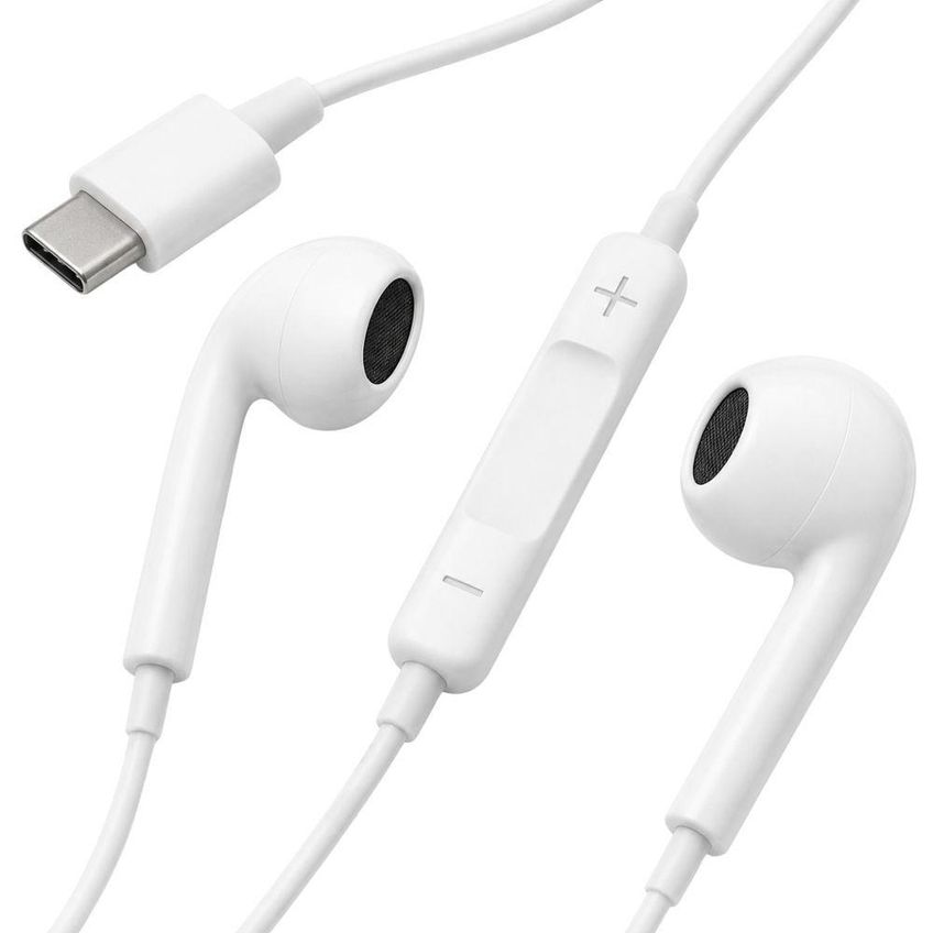 Headset Com Fio Tipo C Mdm Classic Compacto Para Aula Usb C Branco - imagem 2
