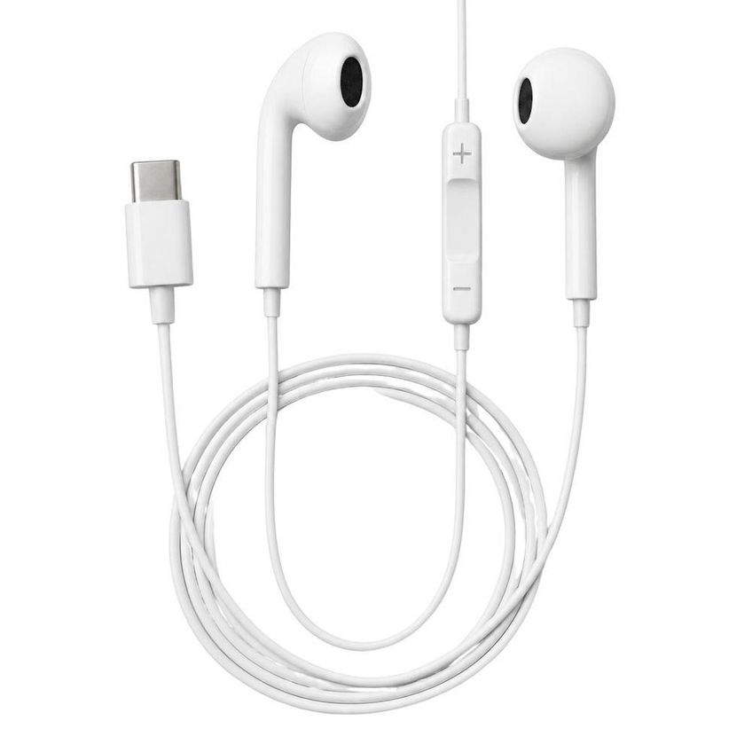 Headset Com Fio Tipo C Mdm Classic Compacto Para Aula Usb C Branco - imagem 4
