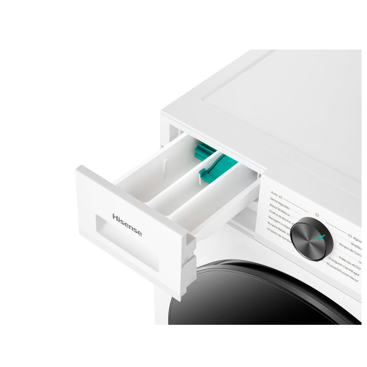 Encontraproduto.com.br - Lava E Seca Hisense 11kg Wd1i11 Compacta Fit E Função Steam Inverter Branco