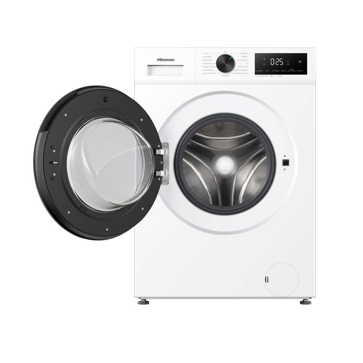 Encontraproduto.com.br - Lava E Seca Hisense 11kg Wd1i11 Compacta Fit E Função Steam Inverter Branco