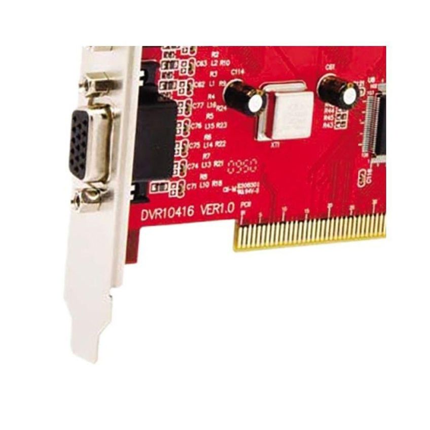 Placa DVR PCI SK-8416 Kit 16 Canais Para Monitoramento De Vídeo Seykon - imagem 4
