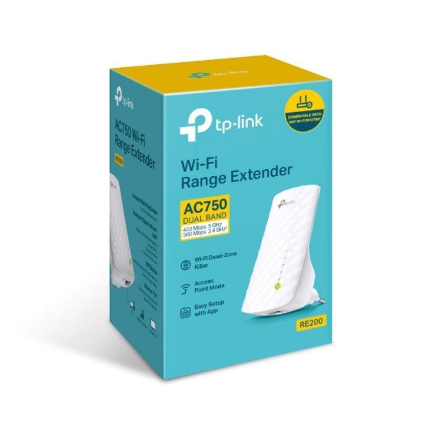 Repetidor Wireless Dual Band RE200 AC750 2,4 5GHz Mesh Para Ampliar Sinal Wi-Fi Tp-Link - imagem 5