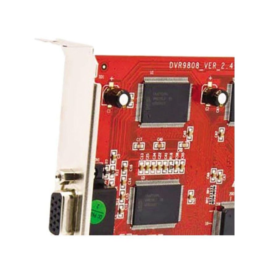 Kit Placa Dvr Seykon Sk-9808 Pci 8 Canais Real Time Sistema Ntsc 240 Fps - imagem 3