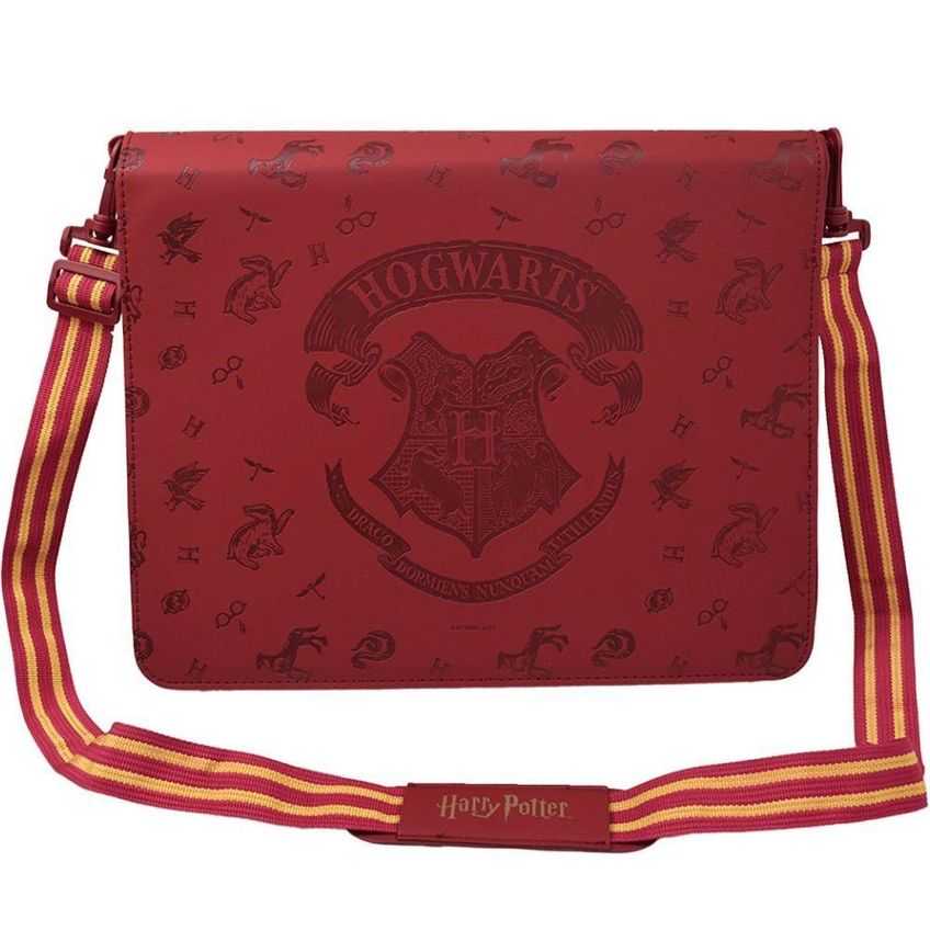 Fichário Universitário Com Zíper Dac 5349 Harry Potter 4 Argolas 48 Folhas E 10 Divisórias Vermelho - imagem 5