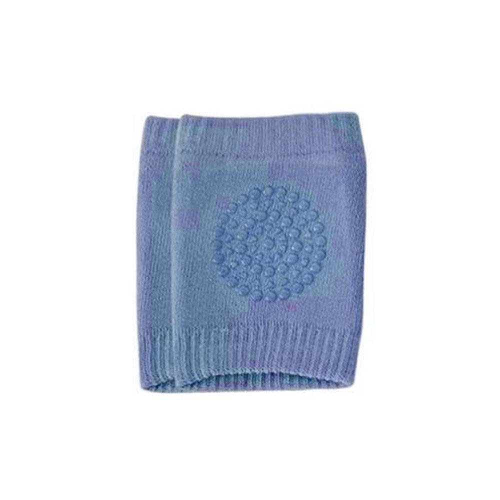 Encontraproduto.com.br - Joelheira Para Bebê Antiderrapante Protetor De Joelho Azul Shopmix