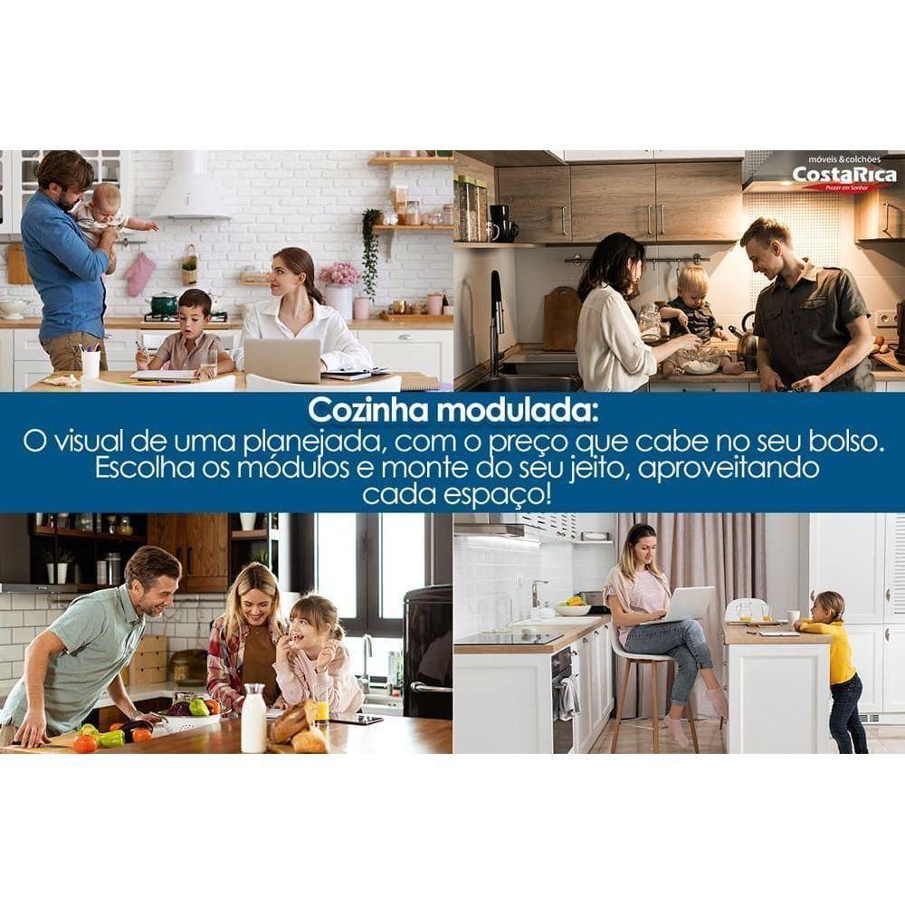 Encontraproduto.com.br - Balcão De Canto Cozinha Estela 1 Porta 1 Prateleira 100% Mdf 92cm Cinamomo Titanium Mgm