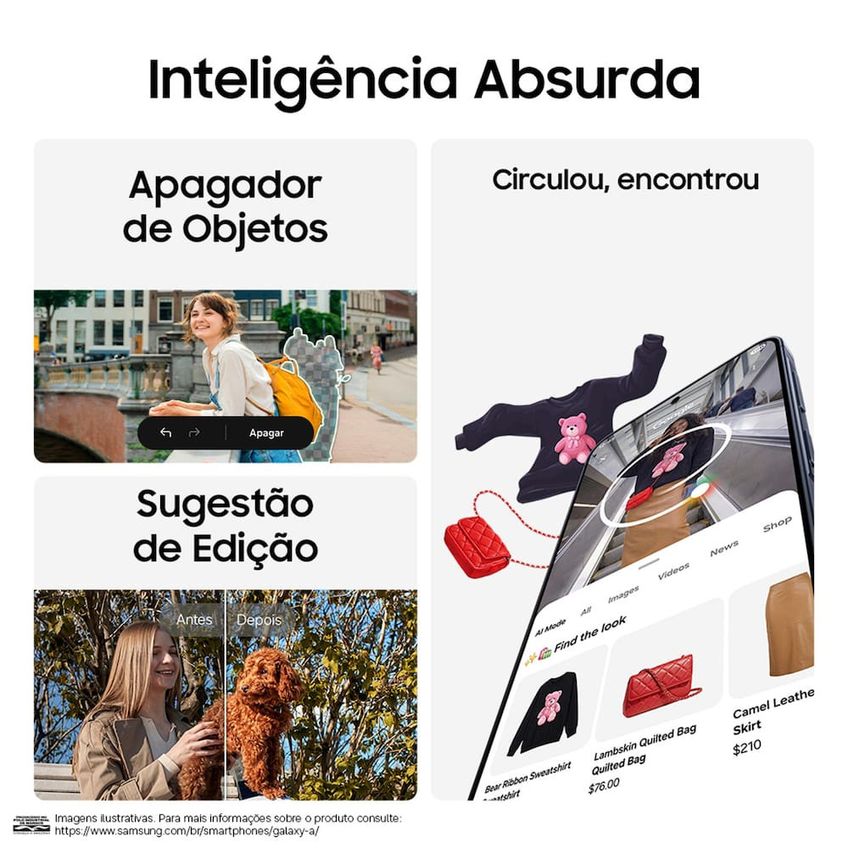 Smartphone Galaxy A37 5g Tela 6.7 128gb Câmera 50mp Samsung - imagem 5