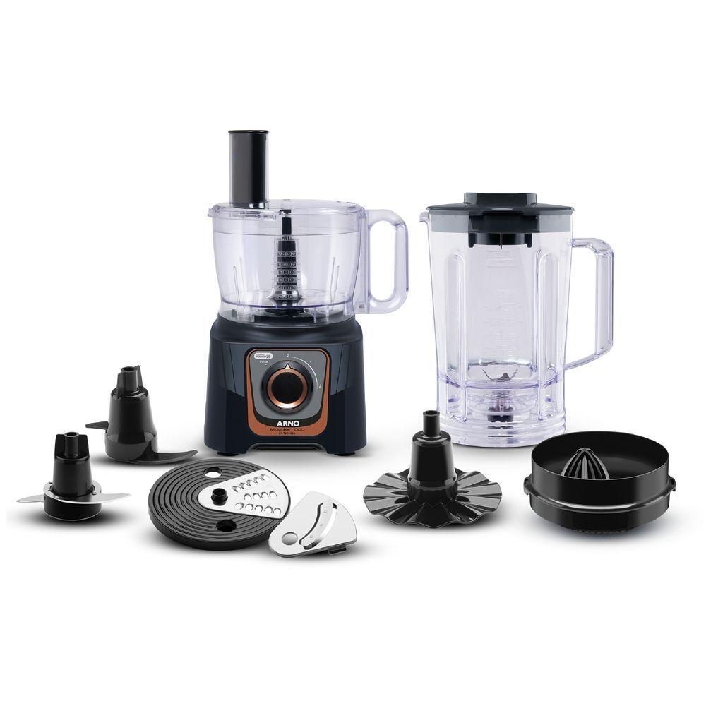 Multiprocessador Arno Mp72 Preto 24 Funções 1000w 127v