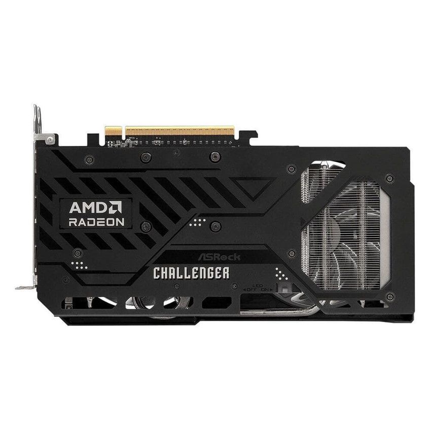 Placa De Video Rx 9060 Xt Challenger Oc 16gb Gddr6 128-bit Para Jogar Em Alta Resolucao Asrock - imagem 2