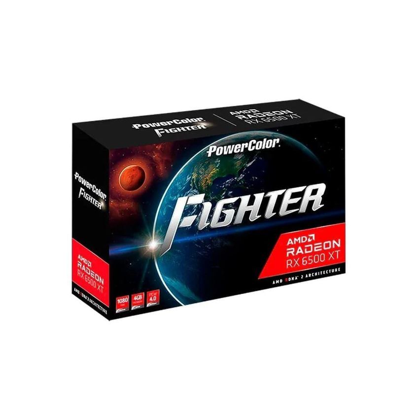 Placa De Vídeo Powercolor Amd Radeon Rx 6500 Xt 4gb Gddr6 64bits Power - imagem 3