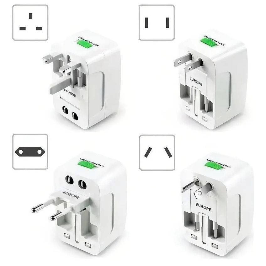Adaptador Tomada Universal Internacional Viagem All In One - imagem 2