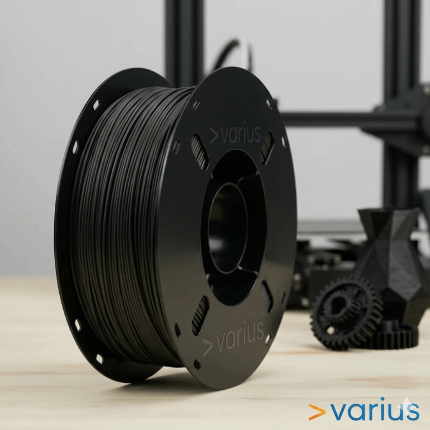 Filamento Pla Lite Preto 1kg 1.75mm Flashforge Impressora 3d - imagem 3