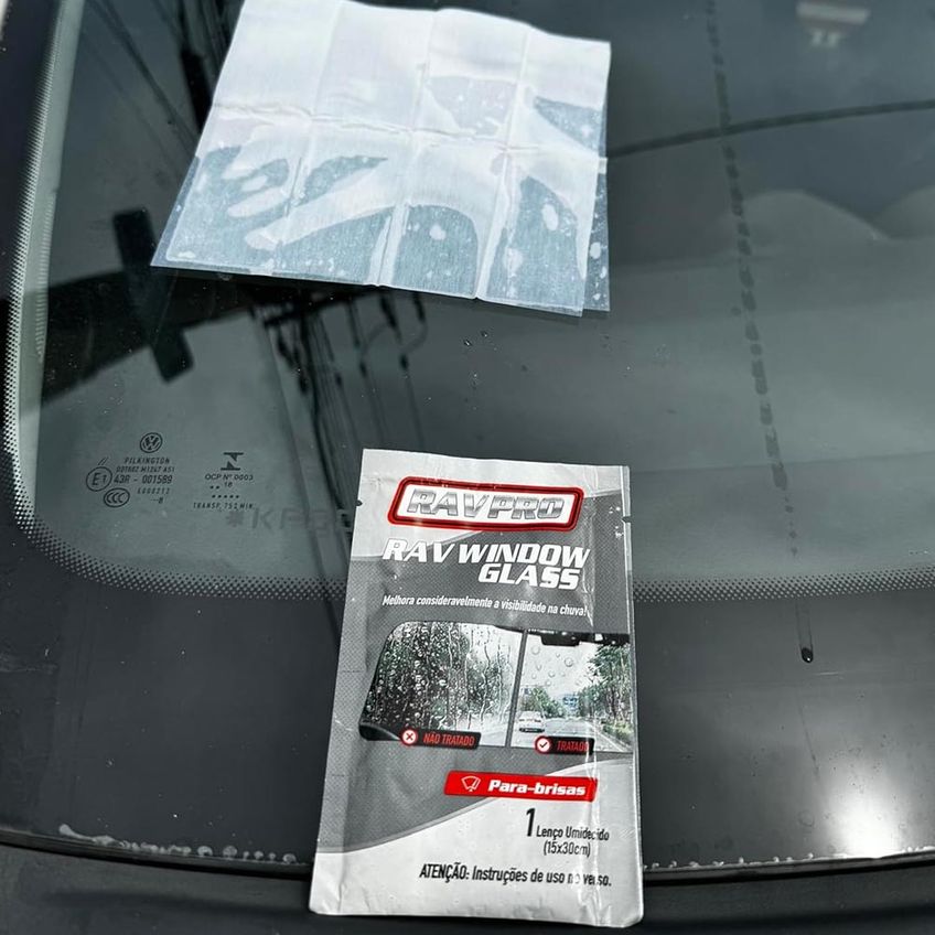 Cristalizador Vidros Rav Pro Lenço Umedecido Repelente Água - imagem 4