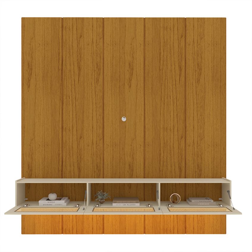 Home Para Tv 220 Realce Native Led Naturale Off White - Gelius - imagem 5