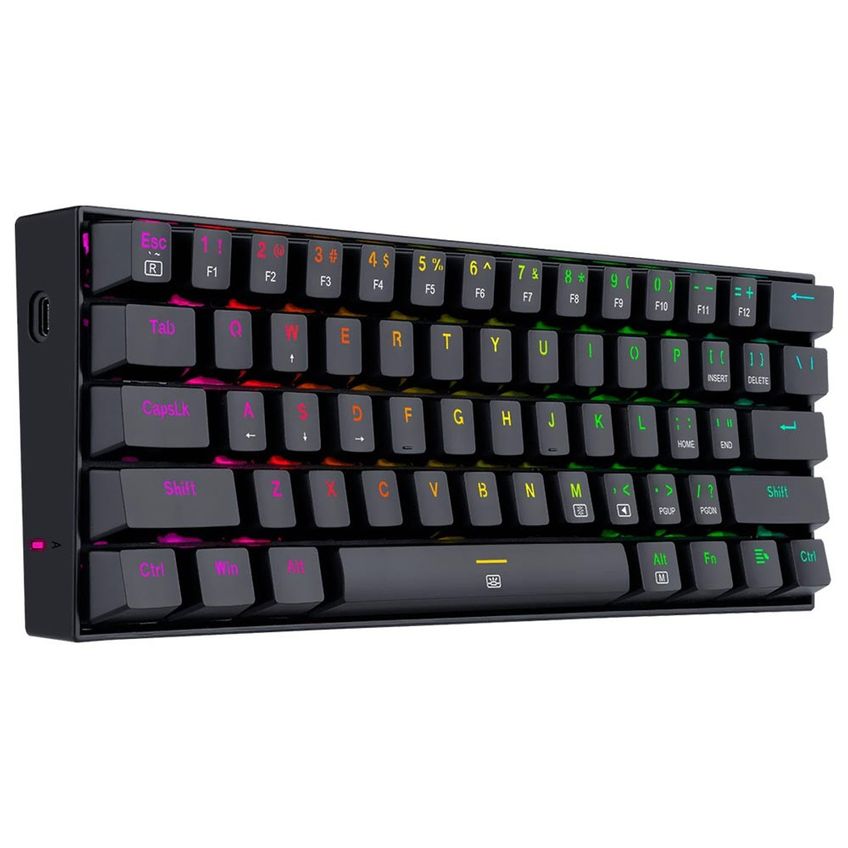 Teclado Gamer Mecânico Redragon K630rgb Dragonborn Usb / Rgb / Inglês - Preto - imagem 3