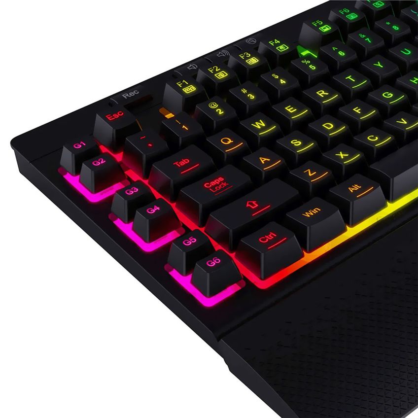 Teclado Gamer Redragon K512rgb-1 Shiva Usb / Inglês - Preto - imagem 3