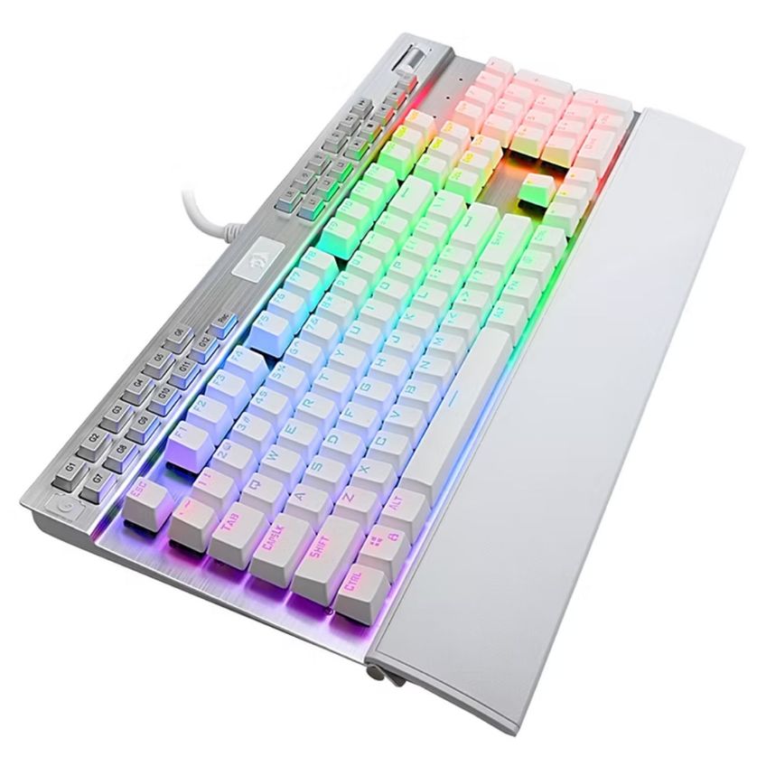 Teclado Gamer Mecânico Redragon K550w-1 Yama Usb / Rgb / Inglês - Branco - imagem 4