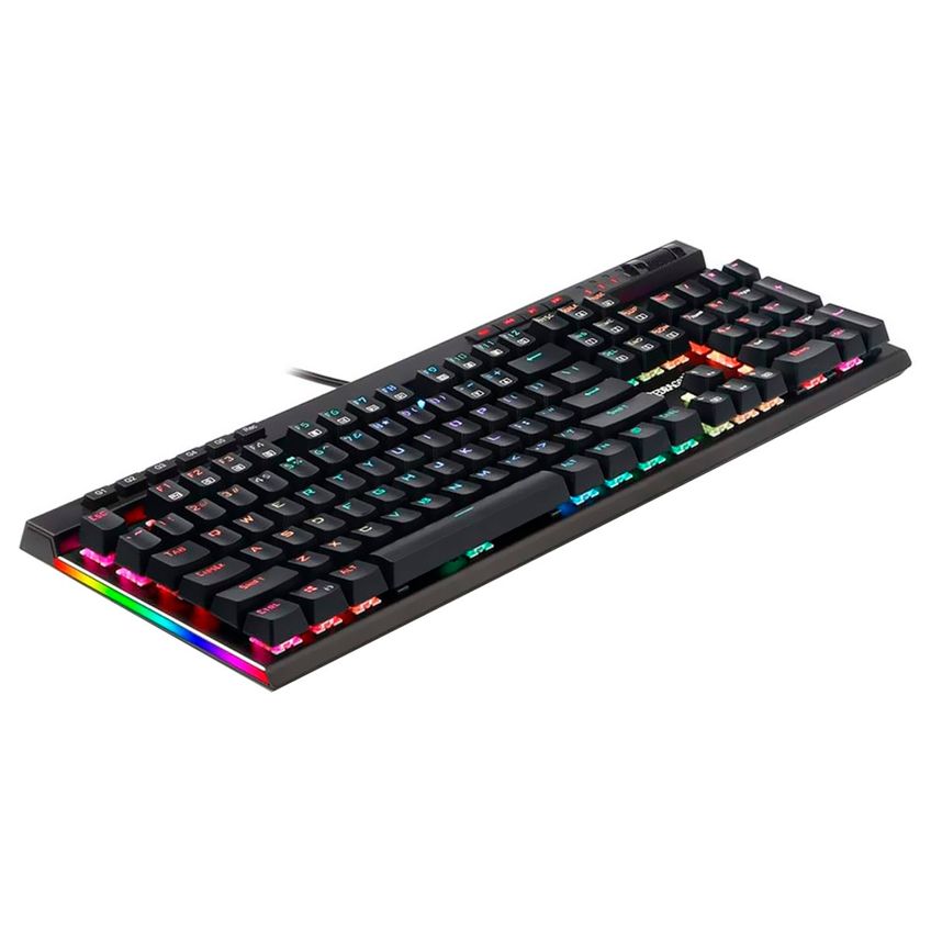 Teclado Gamer Mecânico Redragon K580rgb Vata Usb / Rgb / Blue / Inglês - Preto - imagem 3