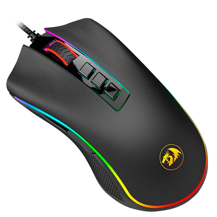 Mouse Gamer Redragon M711rgb Cobra Usb / Rgb - Preto - imagem 3