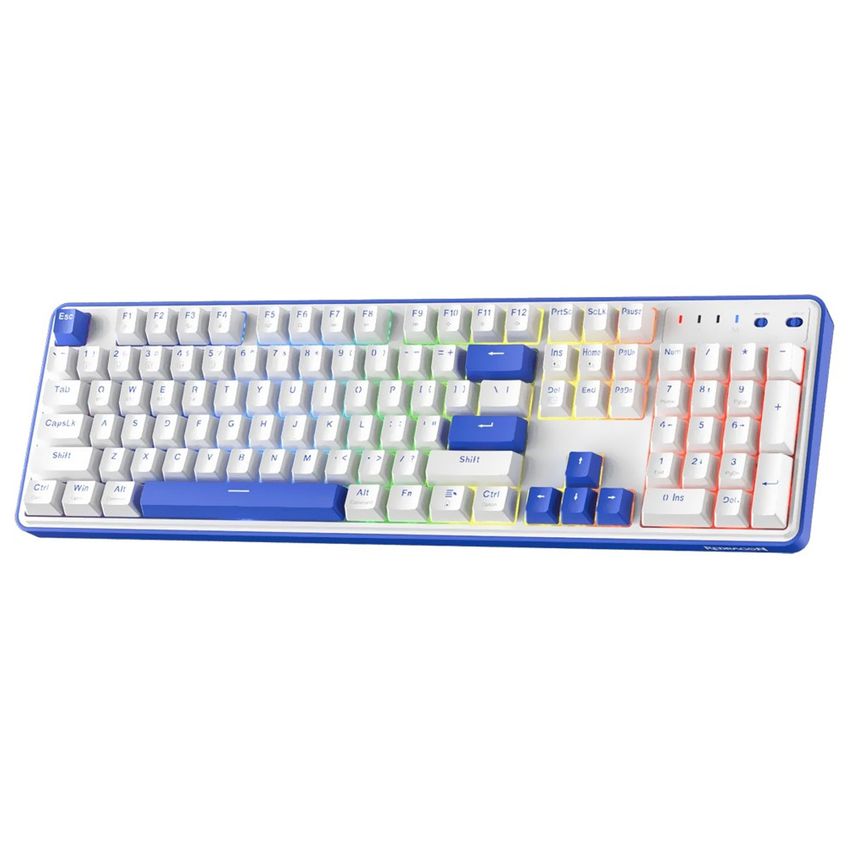 Teclado Gamer Mecânico Redragon K685wb-rgb-pro Faye Pro Usb / Red / Inglês - Branco / Azul - imagem 3