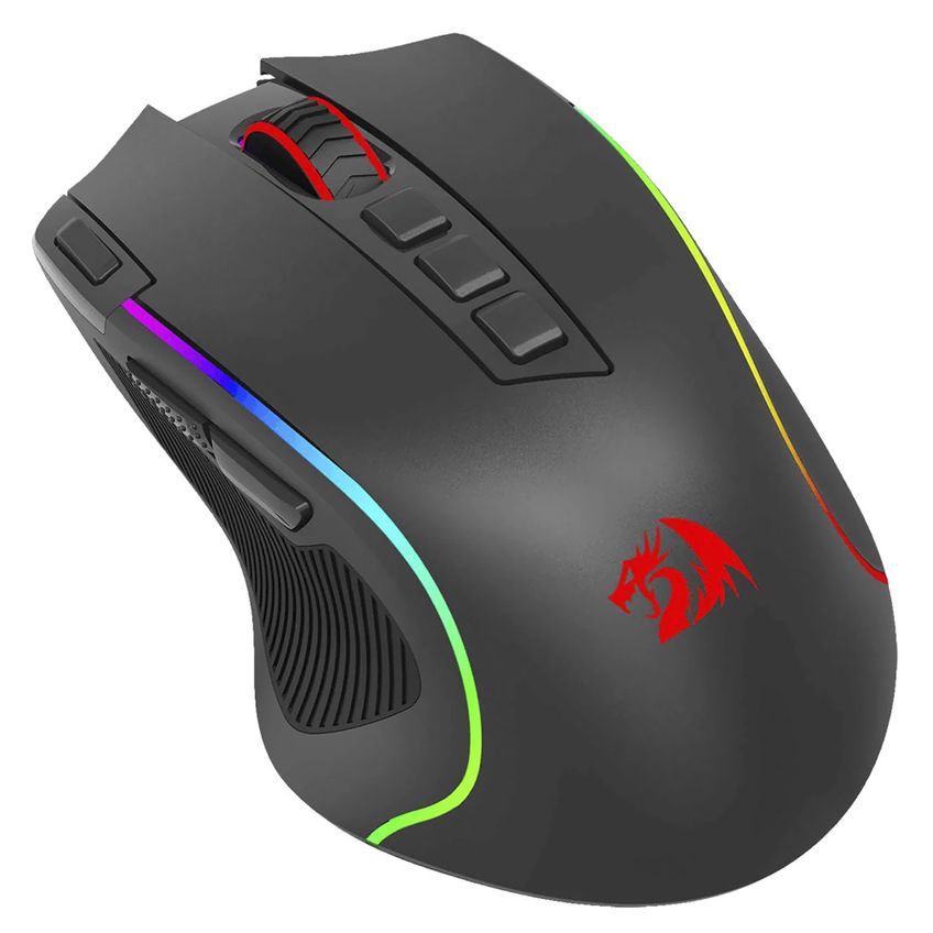 Mouse Gamer Redragon Predator Pro M612rgb-pro Rgb Wireless / Bluetooth - Preto - imagem 3