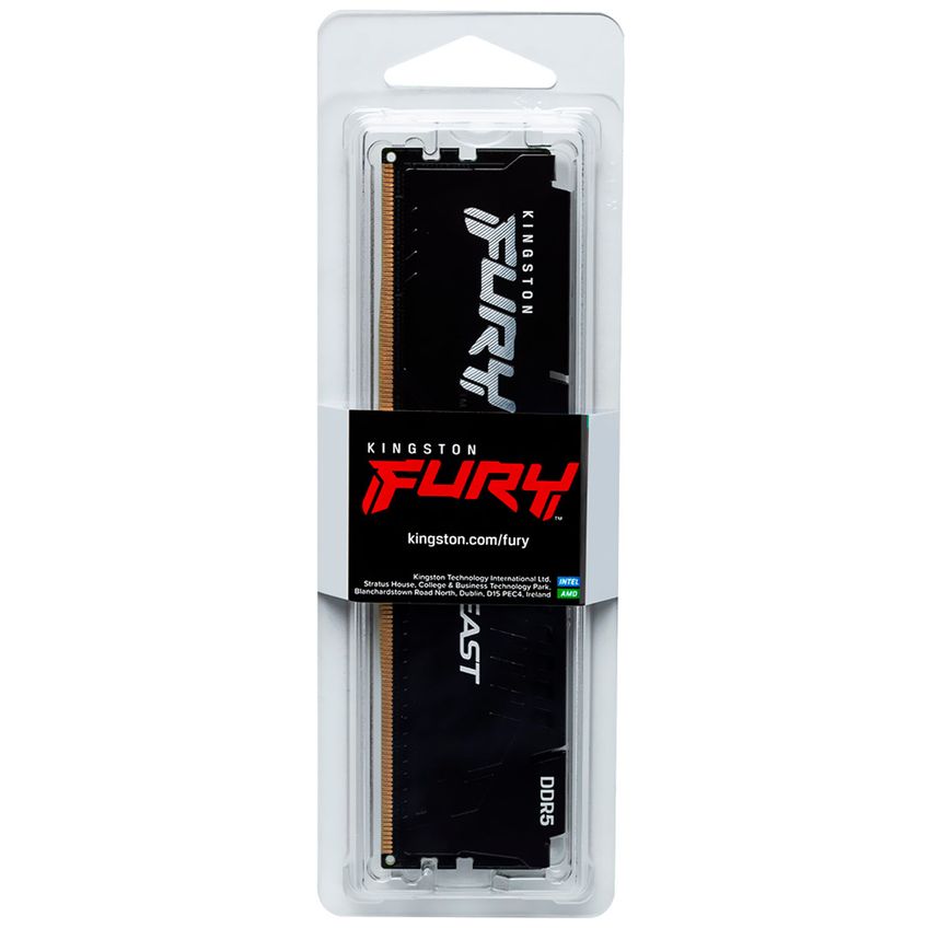 Memória Ram Kingston Fury Beast Ddr5 32gb 6000mhz - Preto (kf560c36bbe-32) - imagem 3