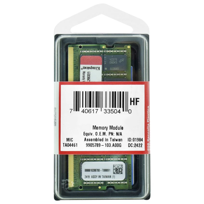 Memória Ram Para Notebook Kingston Ddr5 16gb 5600mhz - Kvr56s46bs8-16 - imagem 3