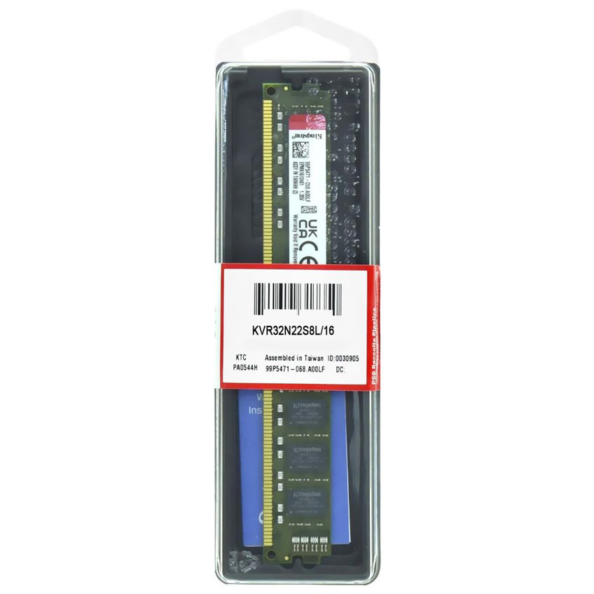 Memória Ram Kingston Ddr4 16gb 3200mhz - Kvr32n22s8l/16 - imagem 3