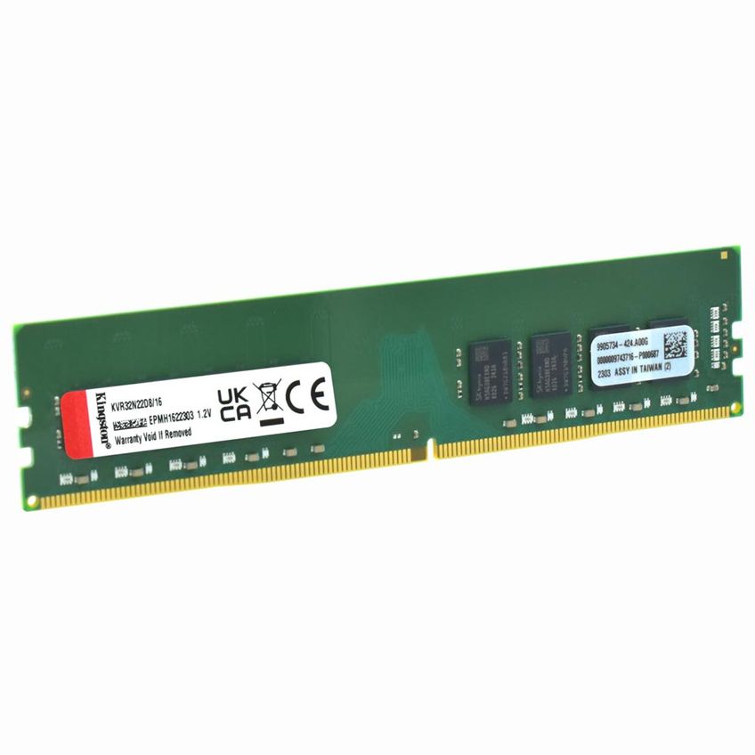 Memória Ram Kingston Ddr4 16gb 3200mhz - Kvr32n22d8/16wp - imagem 3