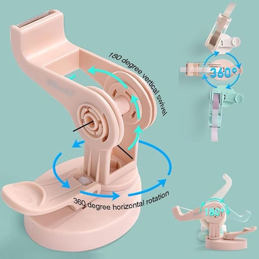 Cortador De Fita Dispenser Organizador Escritório Base Fixa - imagem 5