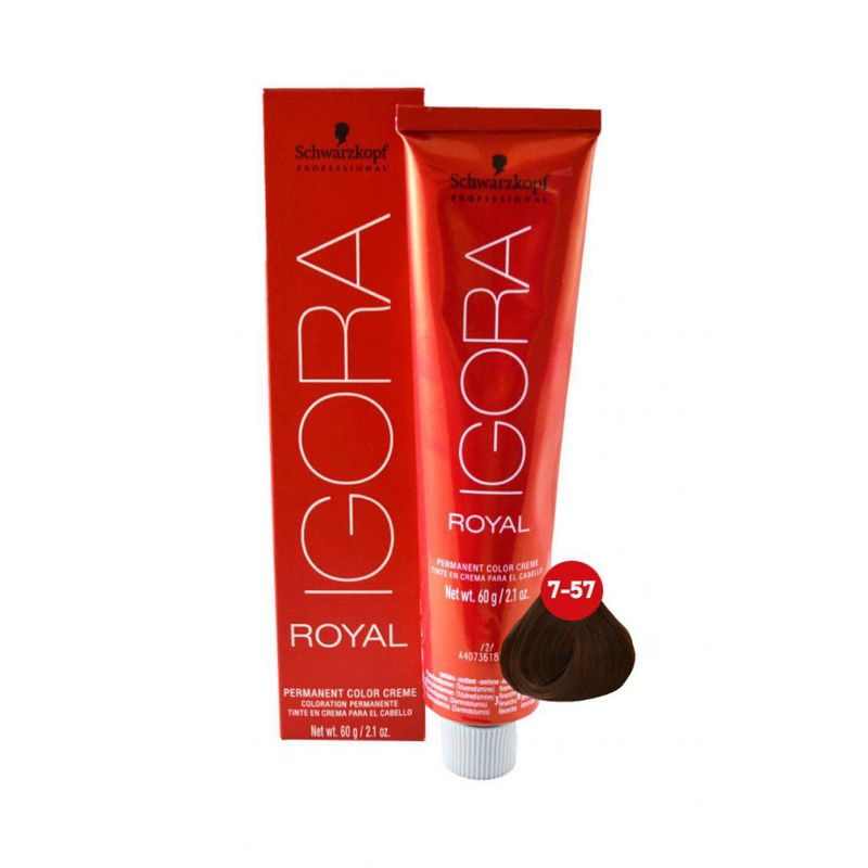 Schwarzkopf Igora Royal 7 57 Louro Medio Dourado Cobre Hd Tintura 60ml Carrefour Carrefour