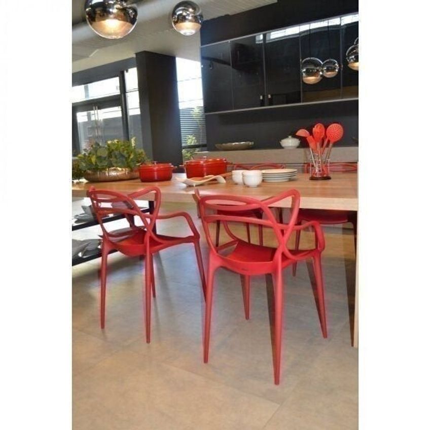Kit 4 Cadeiras Allegra Rivatti Vermelho - imagem 5
