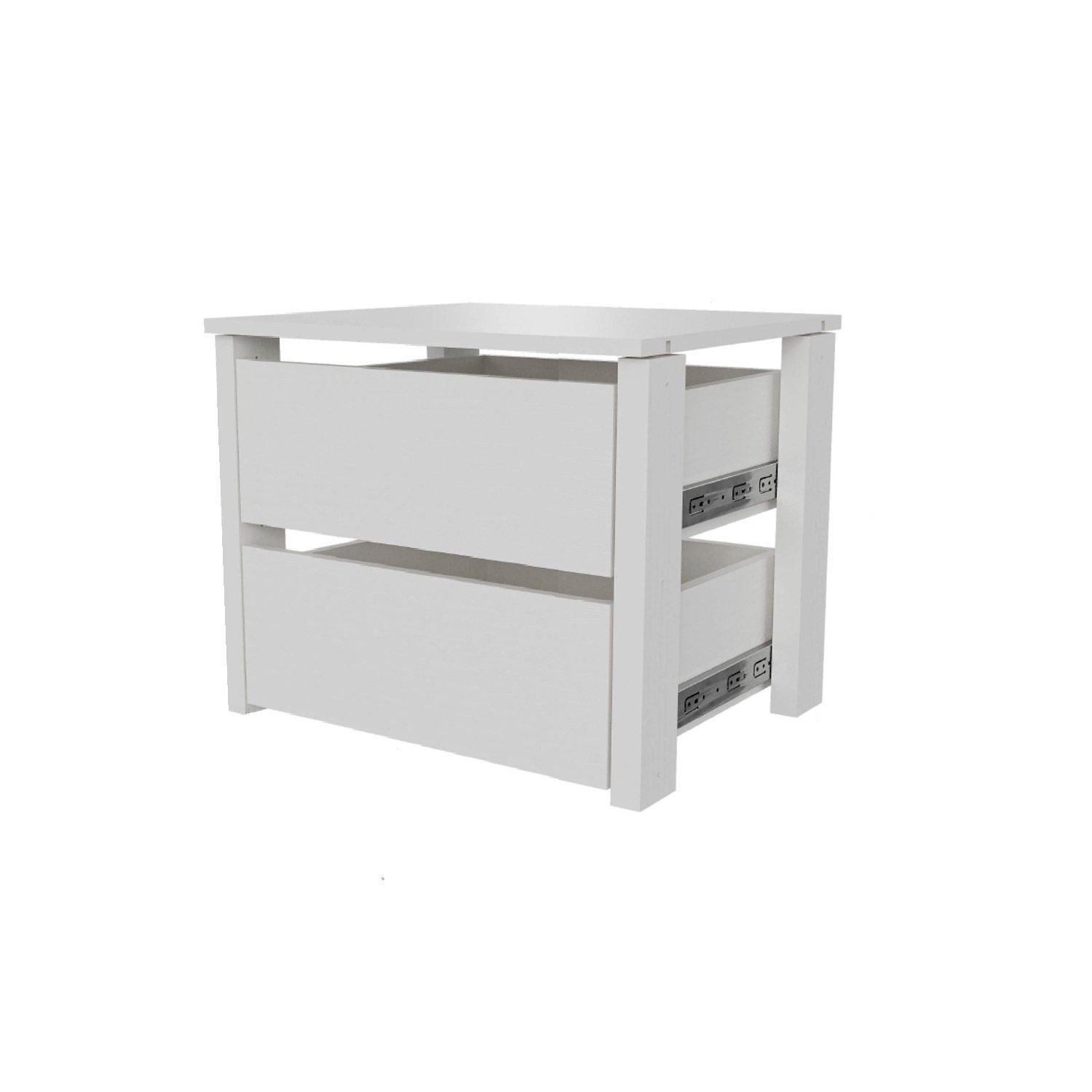 Encontraproduto.com.br - Kit Gaveteiro 42cm Hera CabeCasa MadeiraOriginals Branco