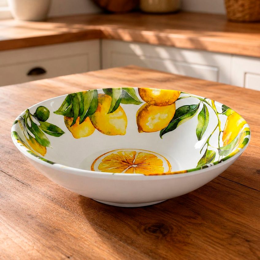 Tigela Bowl Saladeira Siciliana Melamina 700ml 3,9l Kit 3pçs - imagem 3