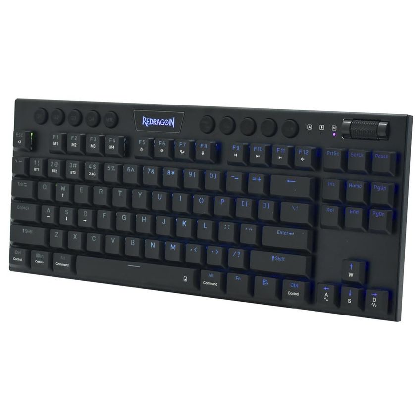 Teclado Gamer Mecânico Redragon K621rgb-pro Horus Pro Tkl Wireless / Red / Inglês - Preto - imagem 4