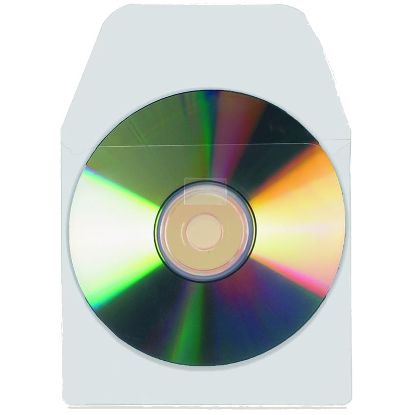 Bolsas Auto Adesivas Para CD Com Aba - 127x127mm - imagem 3
