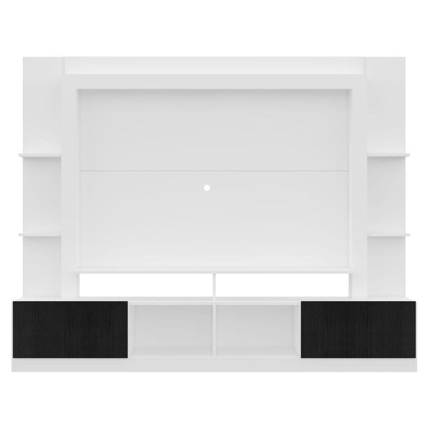 Rack Estante Painel Suporte Tv 65´´ Branco/preto - imagem 3