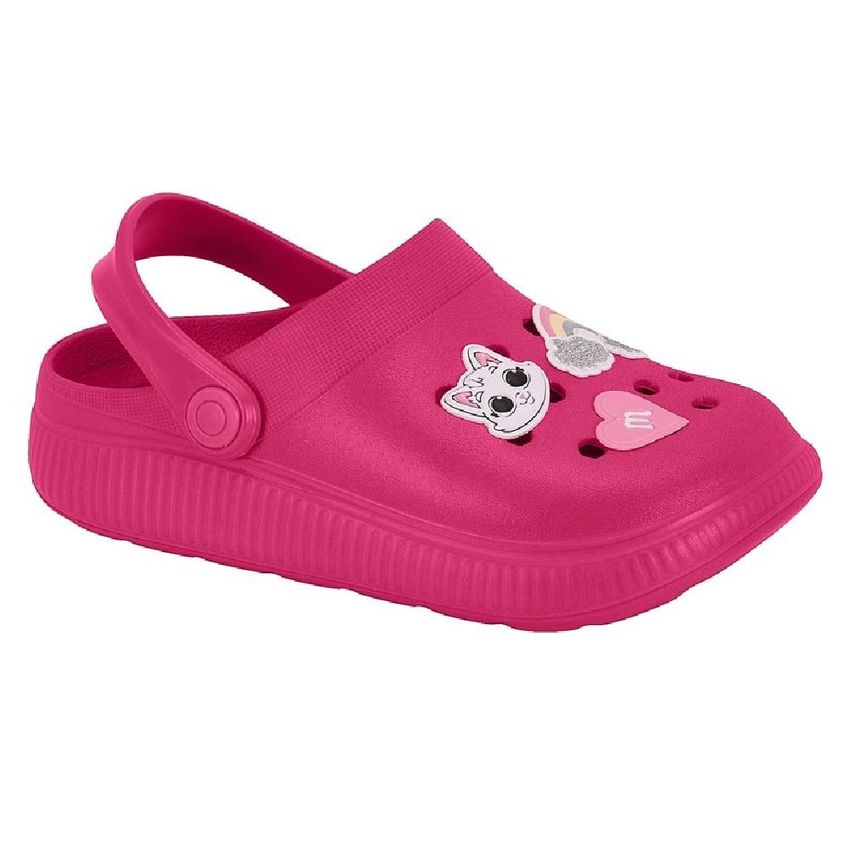 Clog Molekinha Calce Fácil Ref 2591.102.30598 Rosa Choque 29/30 - imagem 3