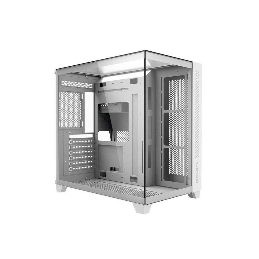 Gabinete Gamer Max White Ghost Mid Tower ATX Vidro Temperado Com 7 Fans Branco PCYes - imagem 2