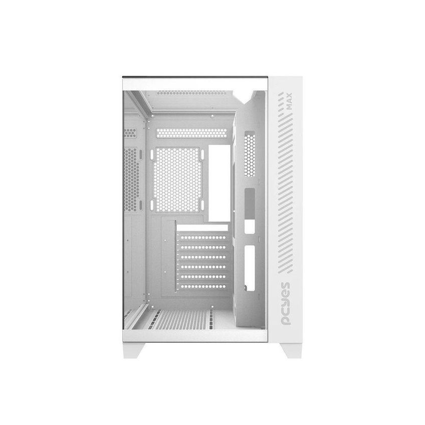 Gabinete Gamer Max White Ghost Mid Tower ATX Vidro Temperado Com 7 Fans Branco PCYes - imagem 3