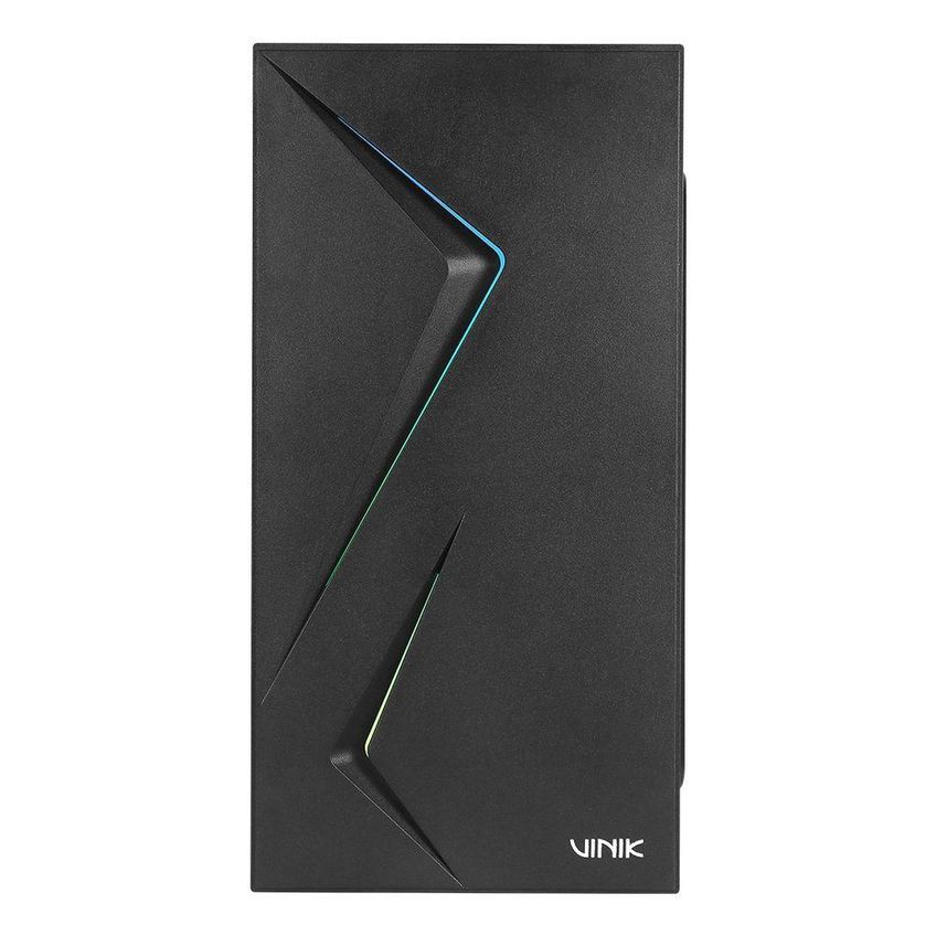 Gabinete Gamer Twin Edge Mid Tower Micro ATX Acrílico Com RGB Preto Vinik - imagem 4