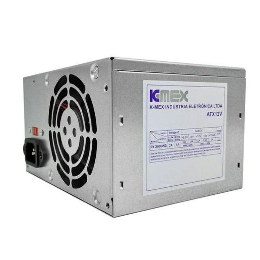Fonte ATX PX300DNG 200W Real com 20+4 Pinos e 2 SATA Preto K-MEX - imagem 2