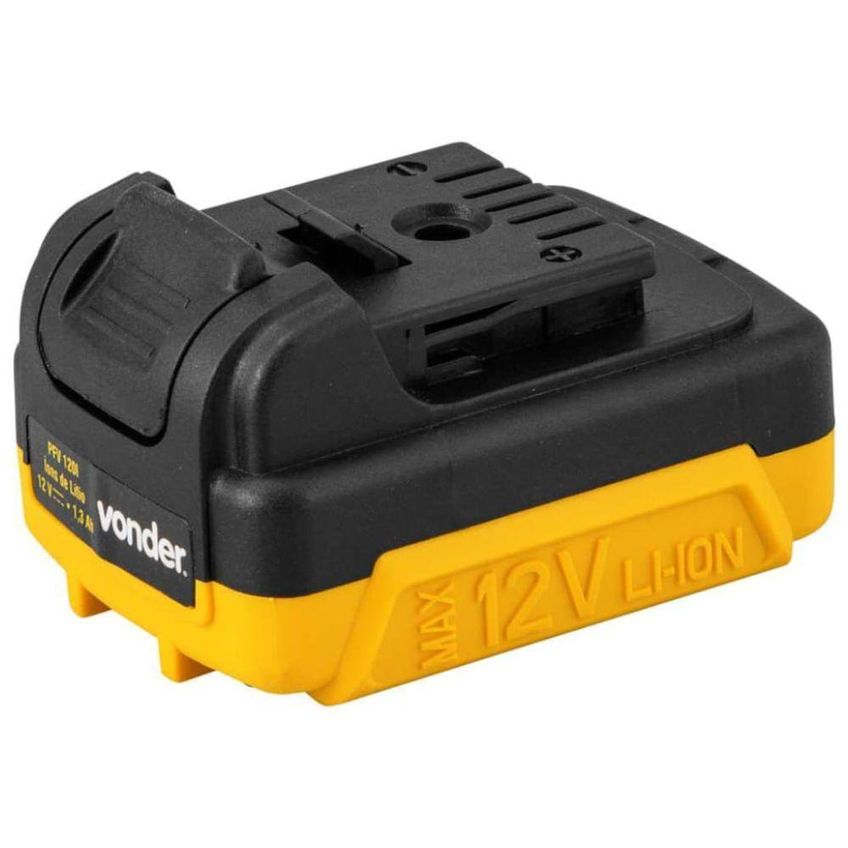 Parafusadeira E Furadeira De Impacto Vonder Para Uso Doméstico Pfv-120i Com Acessórios 120w Amarelo - imagem 2
